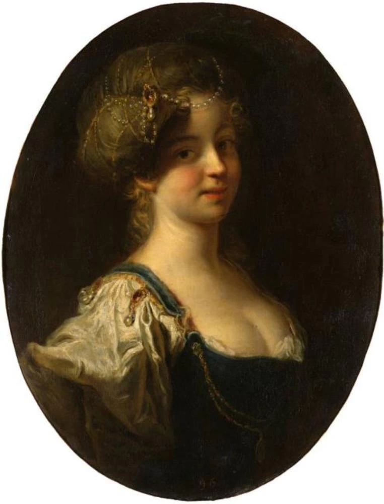 Ritratto di giovane donna con tulband - Collezioni d'arte statali di Dresda